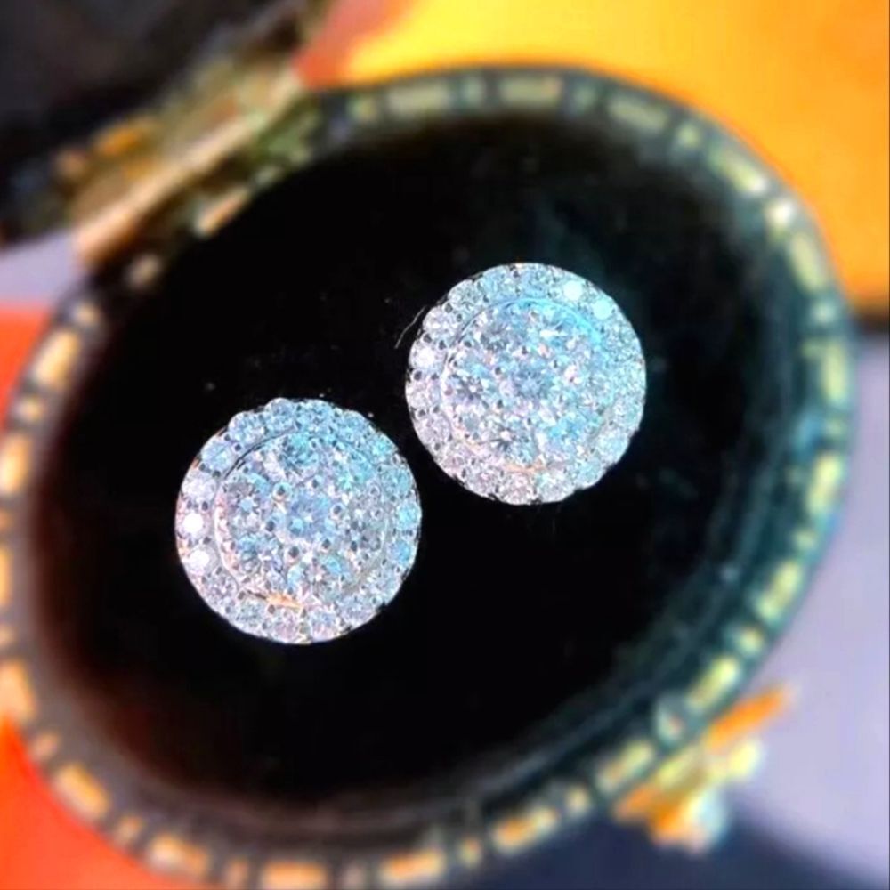 Elegant Silver Stud Earrings